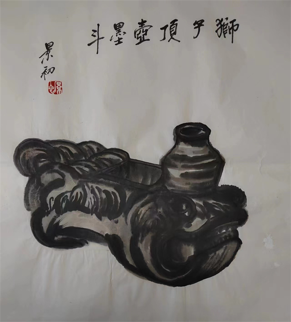 獅子頂壺墨斗 獅子頂壺墨斗