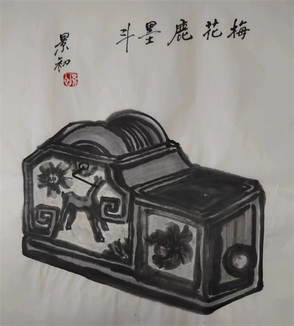 梅花鹿墨斗 梅花鹿墨斗