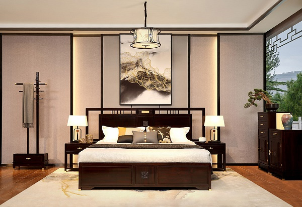 美聯(lián)紅木： 新中式臥室，每個(gè)角落都散發(fā)著賞心悅目的美