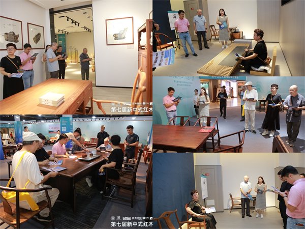 專家團(tuán)與為參展作品評(píng)選打分