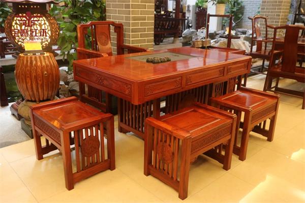 家寶紅木：茶潤紅木，盤點(diǎn)多款魅力茶臺(tái)（寶鷹紅木）