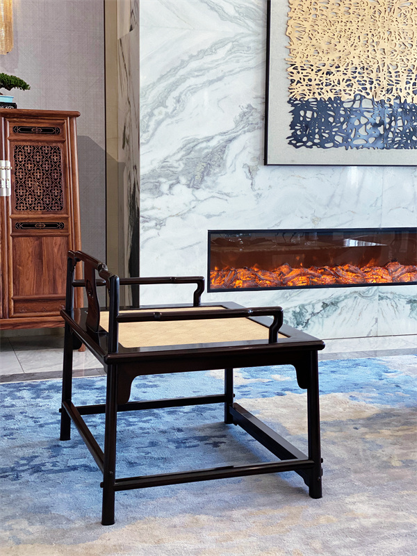 素創(chuàng)《紫光檀藤編禪椅》 素創(chuàng)《紫光檀藤編禪椅》