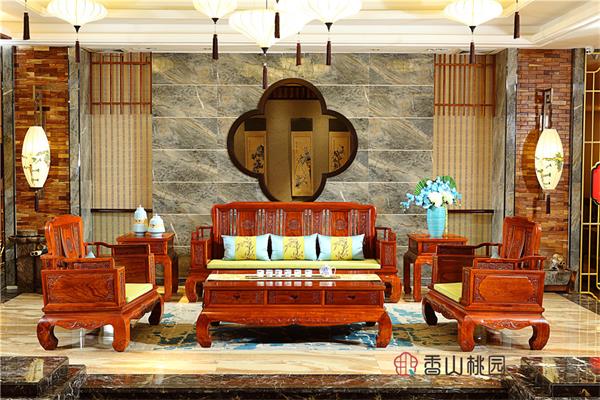 香山桃園 | 三種方式擺放紅木沙發(fā)，讓客廳成為“最佳門面”！