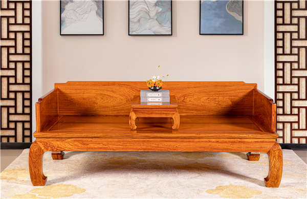 巧奪天工紅木黃花梨《三屏風獨板圍子羅漢床》 巧奪天工紅木黃花梨《三屏風獨板圍子羅漢床》