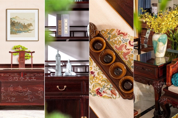 巧奪天工紅木:  紅木家具的四位“密友”，相輔相成相互成就