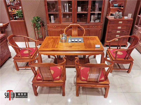 中山緬甸花梨品牌順泰軒紅木，匠造緬甸花梨精品家具