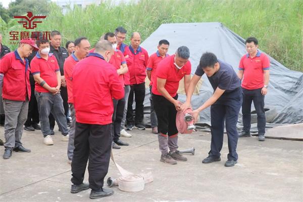 家寶紅木開展消防演練及安全用電講座，筑牢生命的“防火墻”（寶鷹紅木）