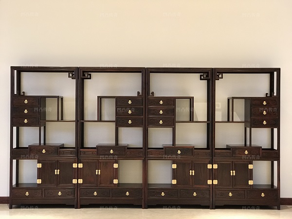 凹凸傳奇：紅木博古架，博古通今，容納歲月之美