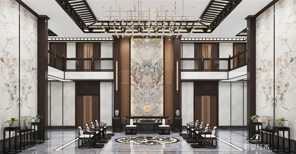 明堂家居中式屋檐下的世界客廳 明堂家居中式屋檐下的世界客廳