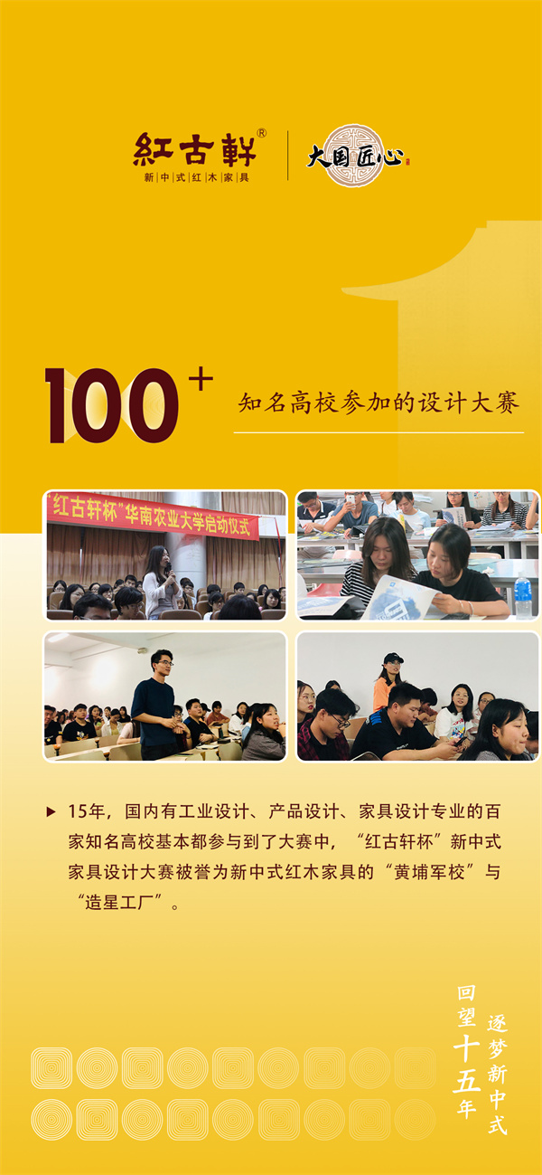 紅古軒已連續(xù)舉辦了15屆“紅古軒”杯新中式家具設(shè)計(jì)大賽 紅古軒已連續(xù)舉辦了15屆“紅古軒”杯新中式家具設(shè)計(jì)大賽