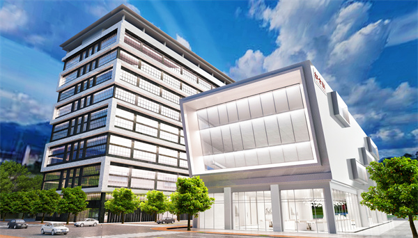 紅古軒智能化工業(yè)新廠房效果圖 紅古軒智能化工業(yè)新廠房效果圖