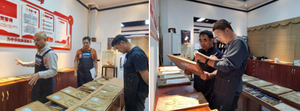 △ 裁判們分模塊對此次大賽的參賽作品進(jìn)行公平公正的評審 △ 裁判們分模塊對此次大賽的參賽作品進(jìn)行公平公正的評審