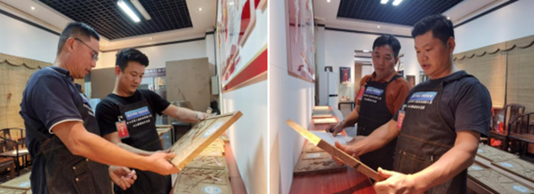 △ 裁判們分模塊對此次大賽的參賽作品進(jìn)行公平公正的評審 △ 裁判們分模塊對此次大賽的參賽作品進(jìn)行公平公正的評審