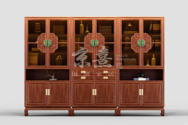 京熹國潮家居|祥瑞五斗柜：福、祿、壽、喜、財