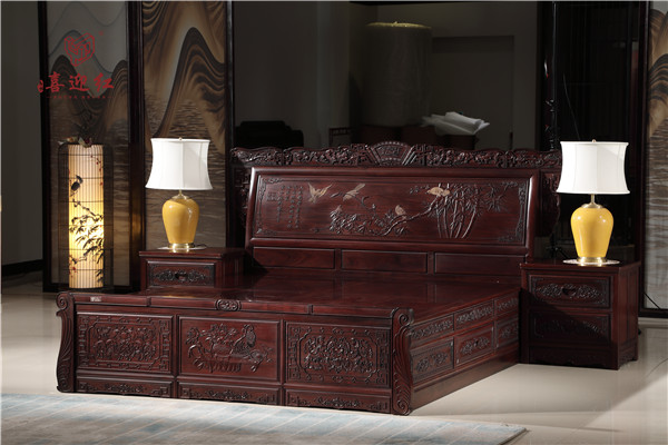 東陽紅酸枝品牌榜中，喜迎紅紅木打造的紅酸枝家具如何？