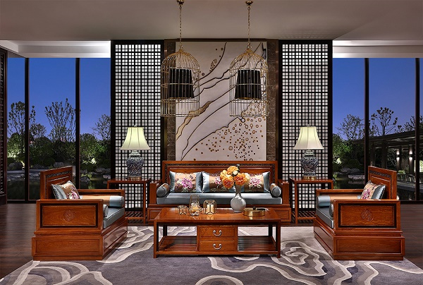 深圳紅木品牌美聯(lián)紅木：移步換景，領略中式雅居
