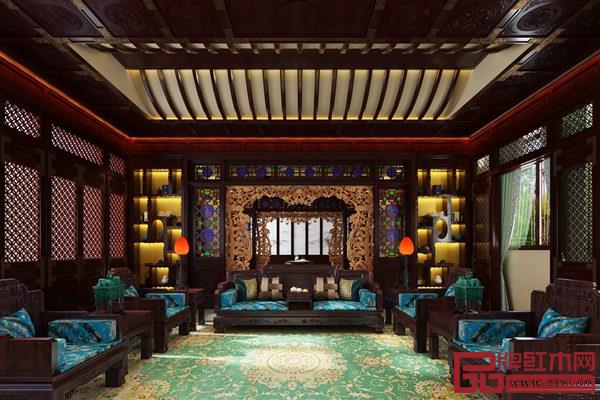 國(guó)方家居紅木工藝整裝案例圖 國(guó)方家居紅木工藝整裝案例圖