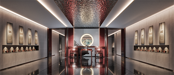 慕東方東方大宅家居中的中堂