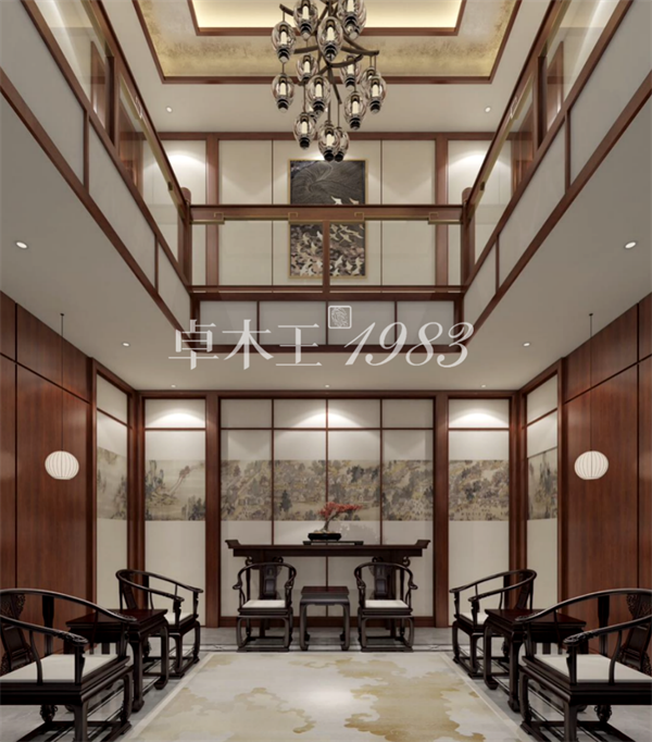 卓木王中式高定家居整裝