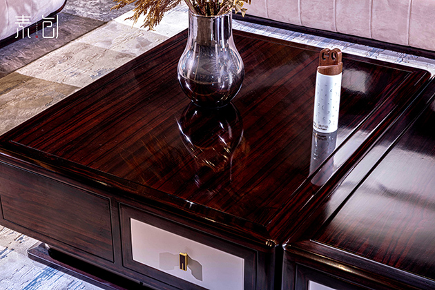 東陽(yáng)條紋烏木輕奢新中式家具哪家好？素創(chuàng)家居怎么樣？