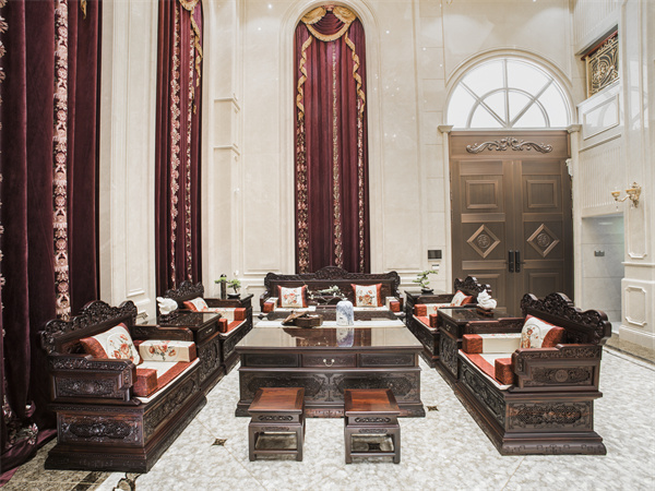 紅木全屋定制旭東紅木：高端紅木整裝豪宅，傳世匠心筑造