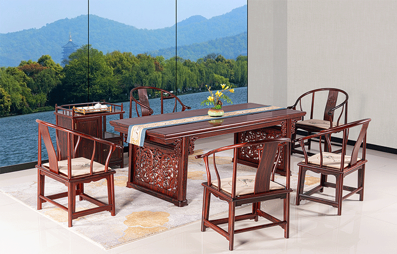 巧奪天工紅木精品推薦 | 金玉滿堂茶臺(tái)桌，品茗雅趣盡在其中