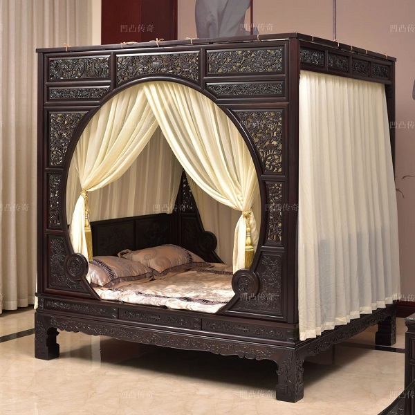 凹凸傳奇精品鑒賞|《雙月洞架子床》，圓滿與和諧的完美詮釋