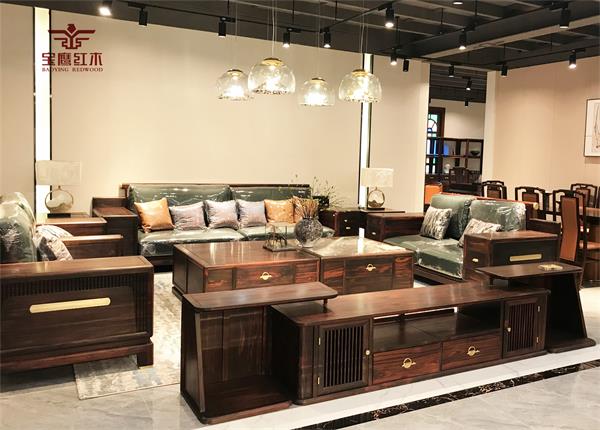 廣州紅木家寶紅木：中式客廳布局的講究，你了解多少？