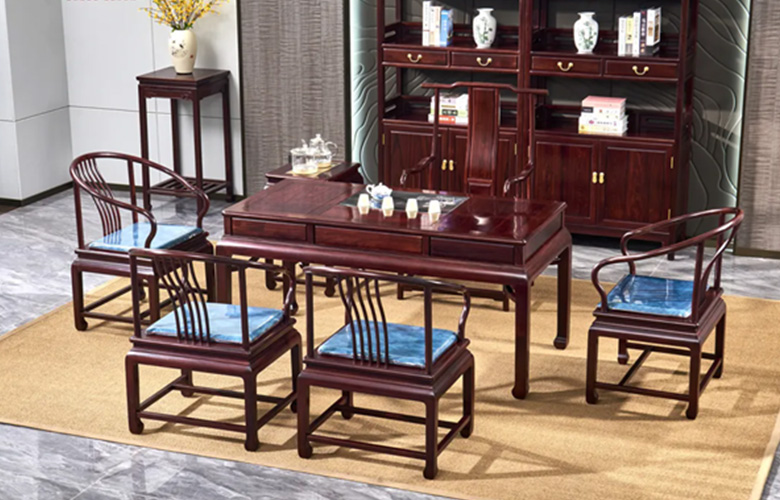 喜迎紅紅木 | 《畫案茶臺(tái)》：雅韻流轉(zhuǎn)，品茗之間盡顯生活雅趣