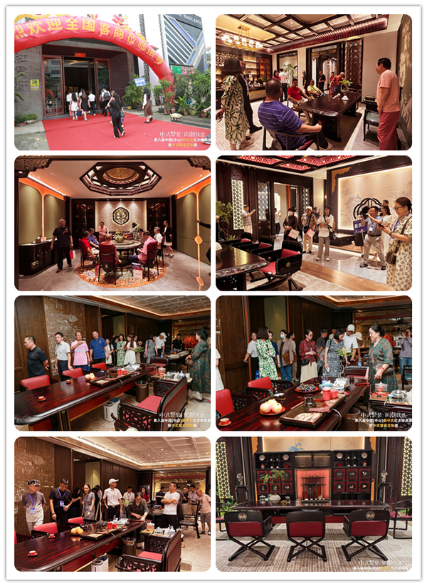 眾領(lǐng)導(dǎo)嘉賓先后走進紅寶軒·央璽1.0、2.0體驗館，對央璽的產(chǎn)品及空間贊不絕口