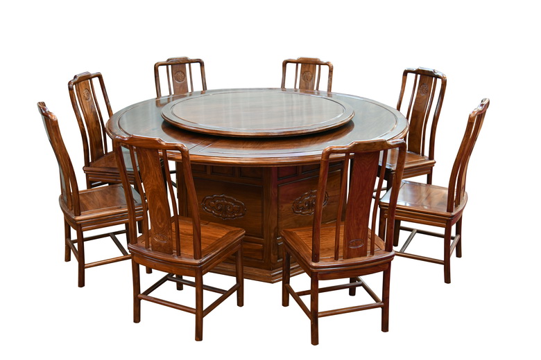 喜訊！祥興家具《萬字如意圓臺》斬獲新中式紅木展“金匠獎”