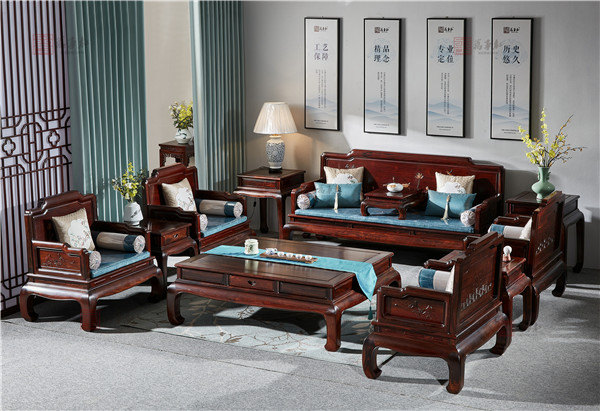 微凹黃檀紅木沙發(fā)，詮釋東方待客之道 | 萬事紅紅木