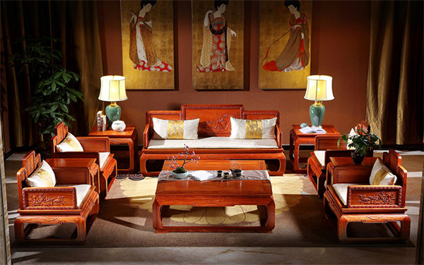 紅木定制品牌國壽紅木：荷韻沙發(fā)，當代中式生活的雅致典范