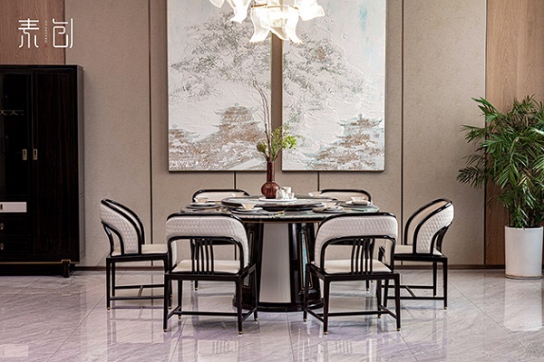 素創(chuàng)家居：輕奢新中式，條紋烏木演繹的雅致生活