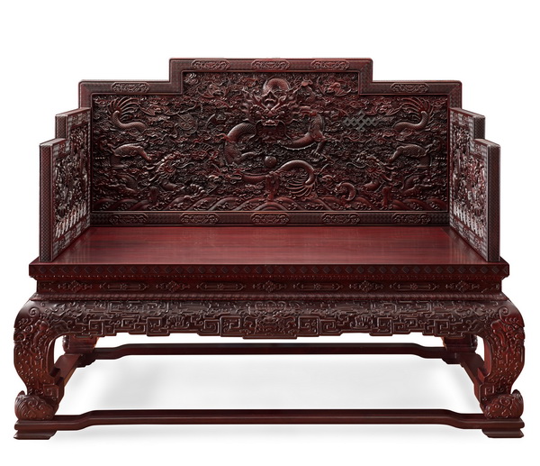 懷古木業(yè)代表作品《祥龍大寶座》榮獲中國海峽工藝博覽會“金獎”