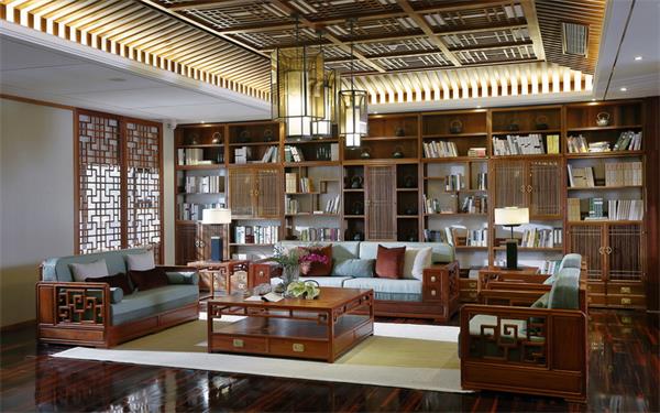 大果紫檀紅木家具國壽紅木：中式客廳布局的講究，你了解多少？