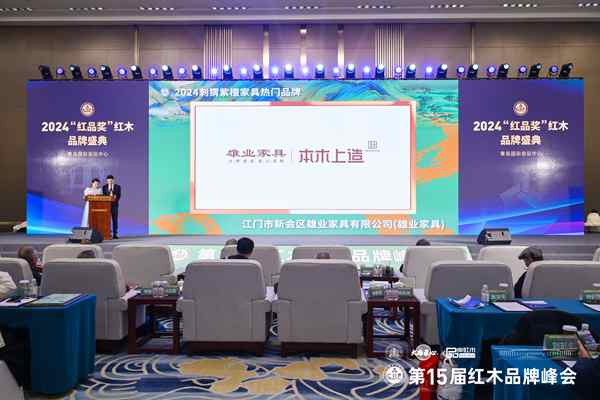 雄業(yè)家具榮獲“2024刺猬紫檀家具熱門品牌” 雄業(yè)家具榮獲“2024刺猬紫檀家具熱門品牌”