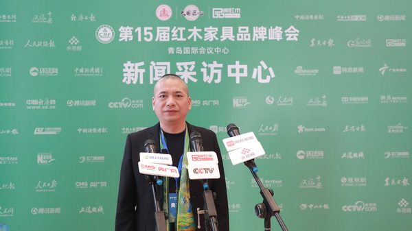 榮光無限，圓木鑫紅木董事長盧漢接受媒體采訪（附視頻）