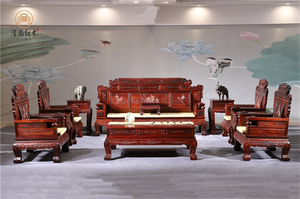 巴里黃檀沙發(fā)：廳堂中的貴氣之魂 | 清韻紅木