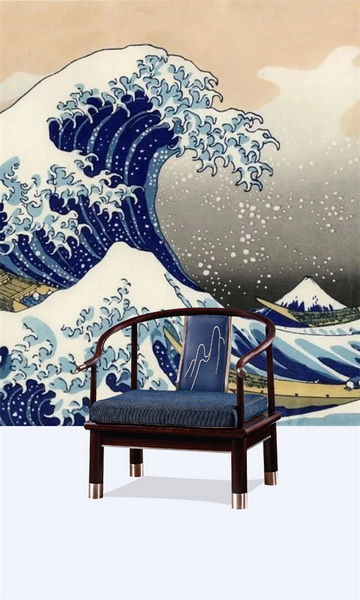 友聯(lián)·家將名畫《神奈川沖浪里》顏色運用到家居上,滿足了年輕人對高雅的追求 友聯(lián)·家將名畫《神奈川沖浪里》顏色運用到家居上,滿足了年輕人對高雅的追求
