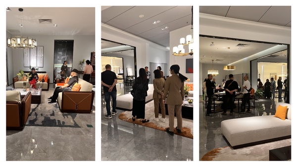 遇道家居展館迎來絡(luò)繹不絕的客商與觀眾，好評如潮