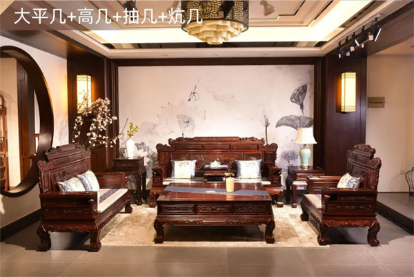 傳世經(jīng)典紅木大成尚品：財(cái)源滾滾紅木沙發(fā)，助您財(cái)源廣進(jìn)步步高！