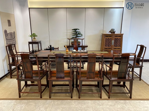 夏日雅居：東陽大紅酸枝家具品牌恒達(dá)木業(yè)，茶臺的詩意棲居