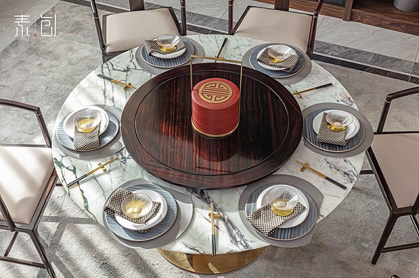 條紋烏木新中式家具，素創(chuàng)家居今至圓臺演繹輕奢東方美學(xué)！