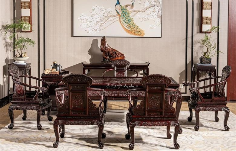 巧奪天工紅木精品推薦 | 豪宅茶室必看！這款茶臺(tái)讓茶室身價(jià)暴漲？