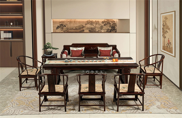 客廳變新居｜巧奪天工紅木不止于“去客廳化”，只為精工筑松弛感之家