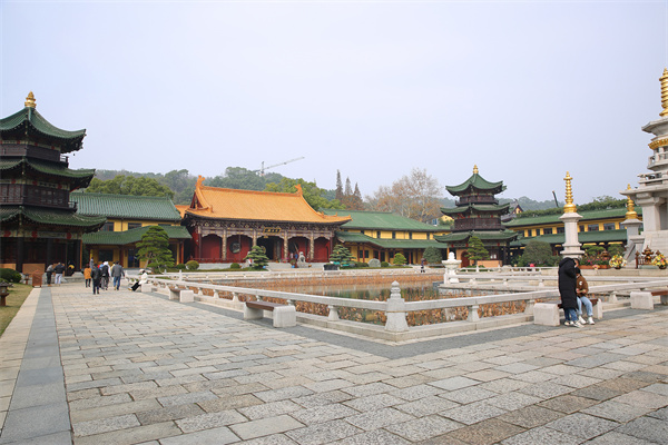 中式整裝企業(yè)明清閣案例：東林寺，木之所及，禪意棲居！