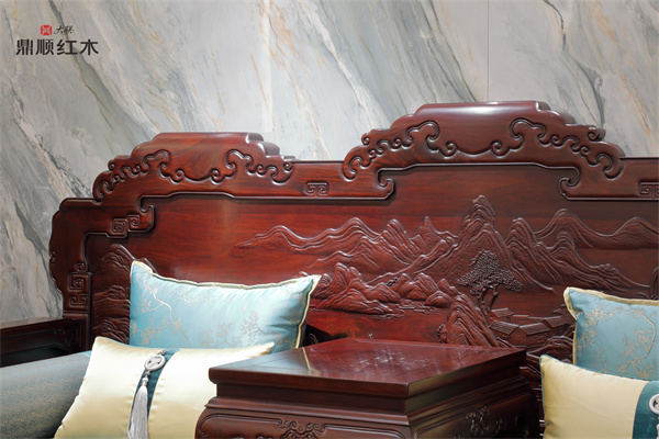 絨毛黃檀廠家鼎順紅木：紅木家居構(gòu)件，撐起中式氣韻