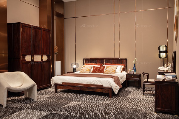 中式原木整裝品牌明堂家居整裝案例賞析：溫潤(rùn)木韻，輕奢雅境，